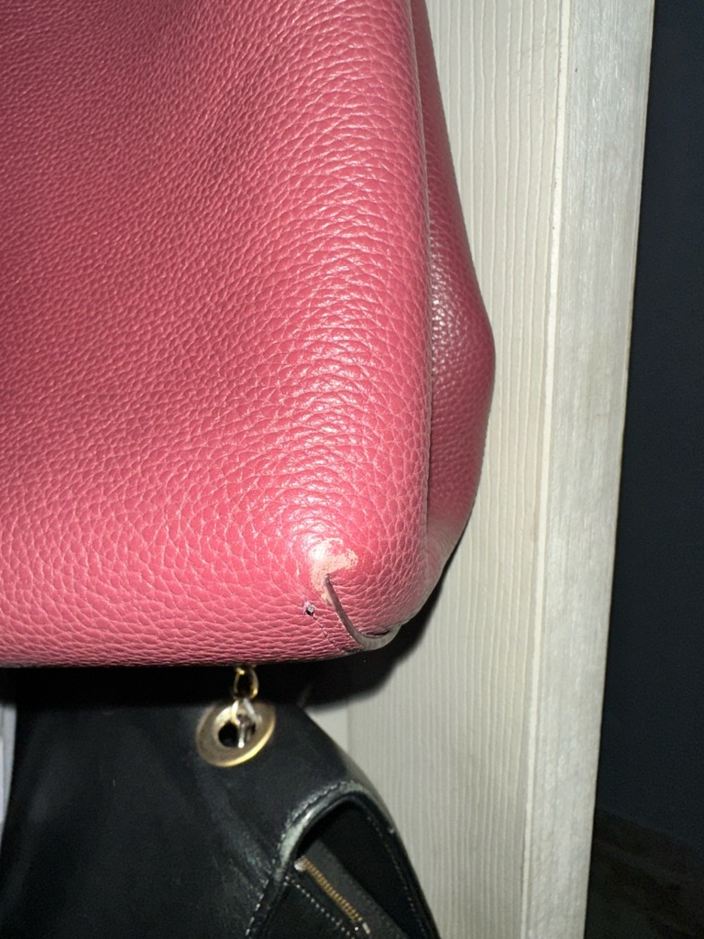 Coach Pebbled Leather Shoulder Bag in Rose - Picture 3 of 7